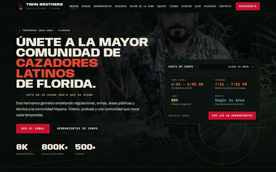 Twin Brothers: Bilingual community site